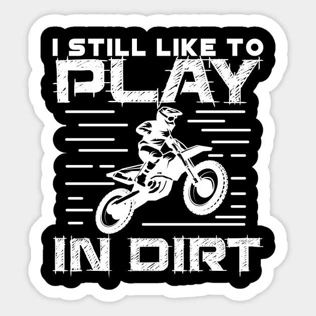 Dirt Bike Sticker by maxcode